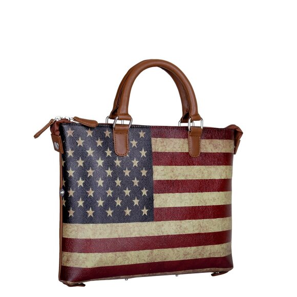 Printed Leather 3-in-1 Convertible Top Handle Crossbody Bag for Women- Daily Use - Picture 7 of 16